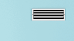 The vent in a home to the air conditioner.
