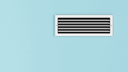 The vent in a home to the air conditioner.