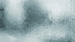 Frost frozen over on a window