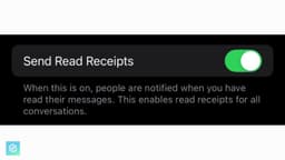 Read receipts on iphone