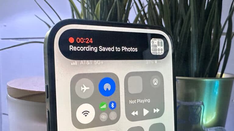 Screen record on iphone