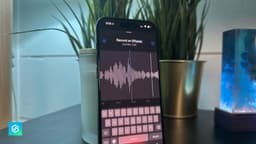 Record audio on iphone