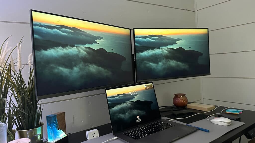 dual monitors on mac