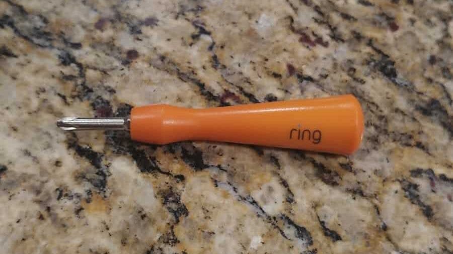Ring orange screwdriver