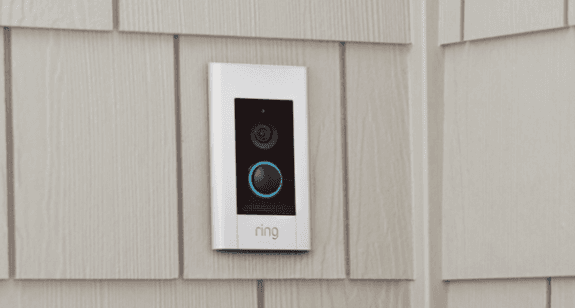 Ring doorbell flashing blue