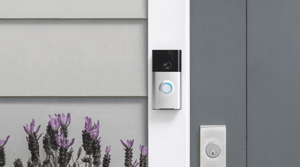Ring doorbell flashing blue ring light