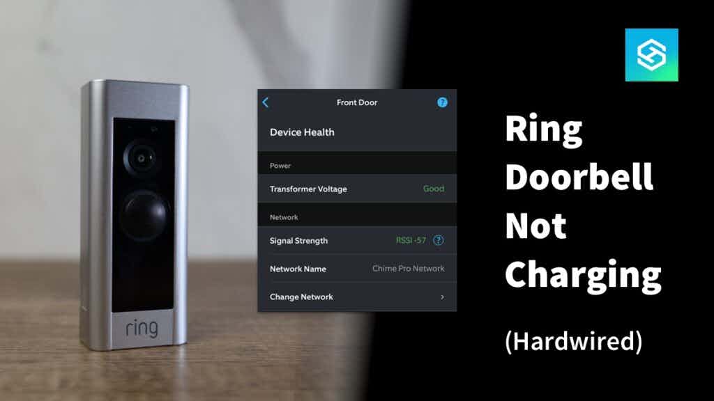 Ring doorbell and device health screen shot