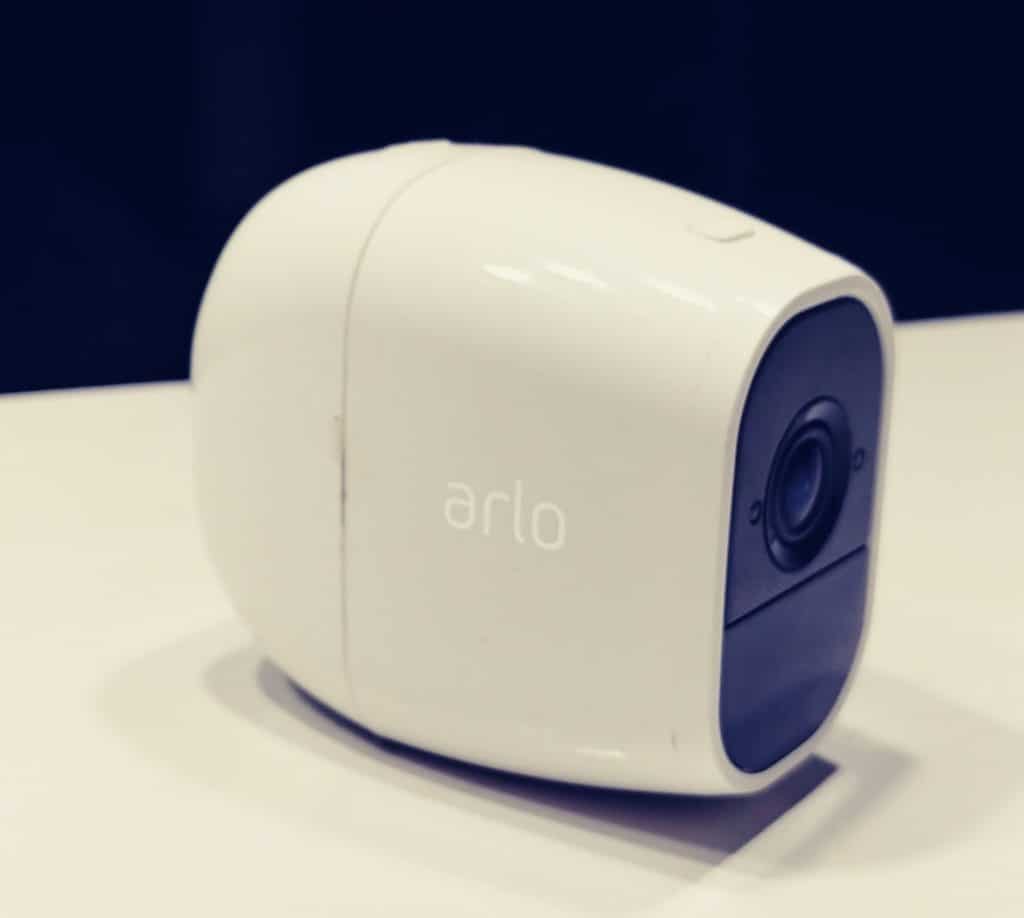 Arlo camera side view