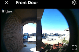 Ring doorbell Live view