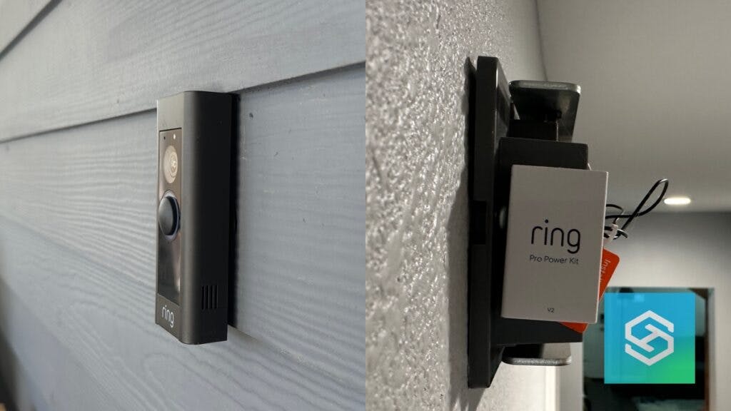 Ring doorbell and mechanical chime