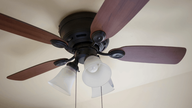 ceiling fan in room