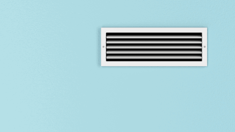 The vent in a home to the air conditioner.