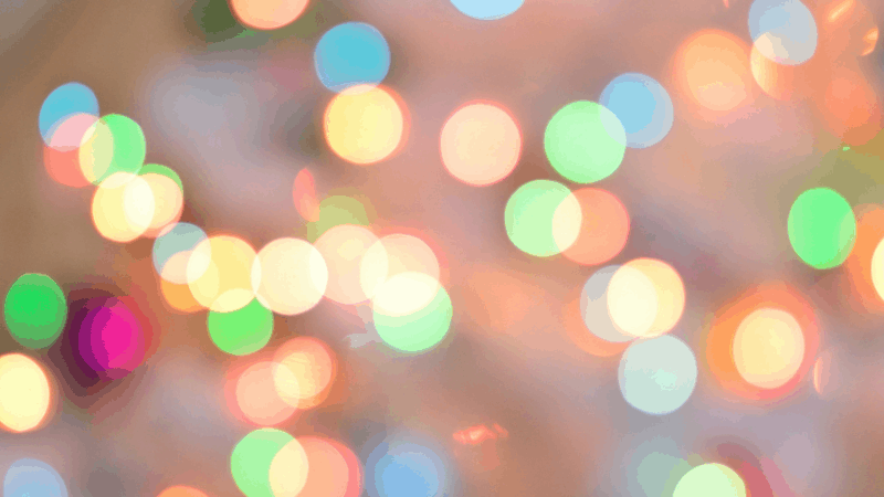 Colorful blurry lights.