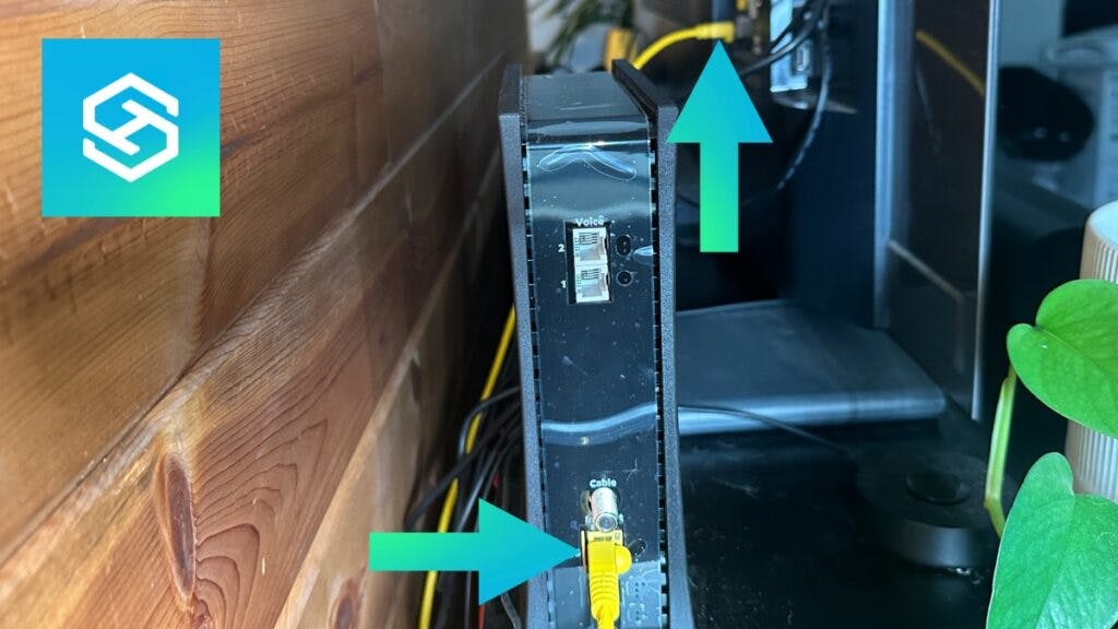 Ethernet connected to TV