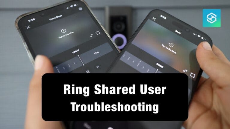 Ring shared user troubleshooting