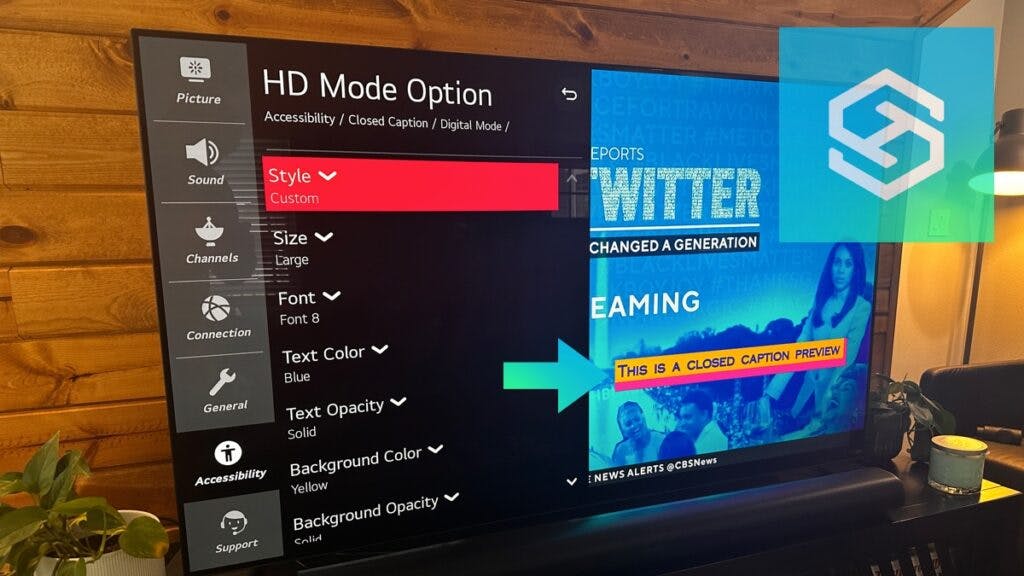 How to turn on Closed captions LG TV