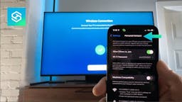 iphone hotspot connected to samsung tv