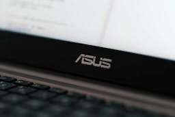 Asus laptop w/ logo