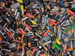 An assortment of batteries