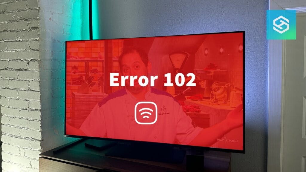 Error 102 on samsung tv