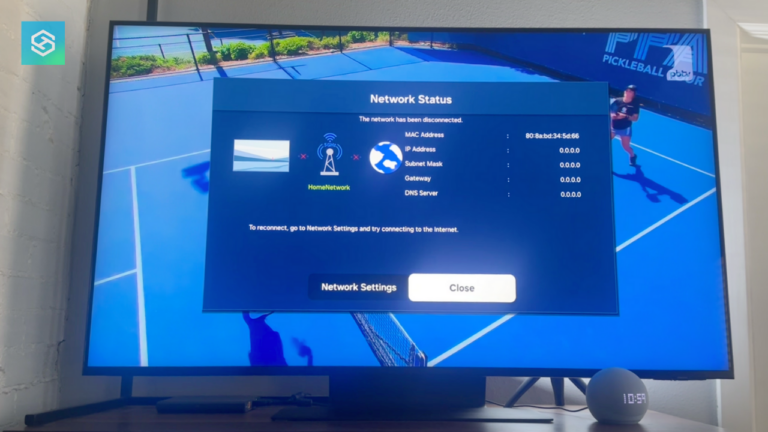 Samsung tv not connected