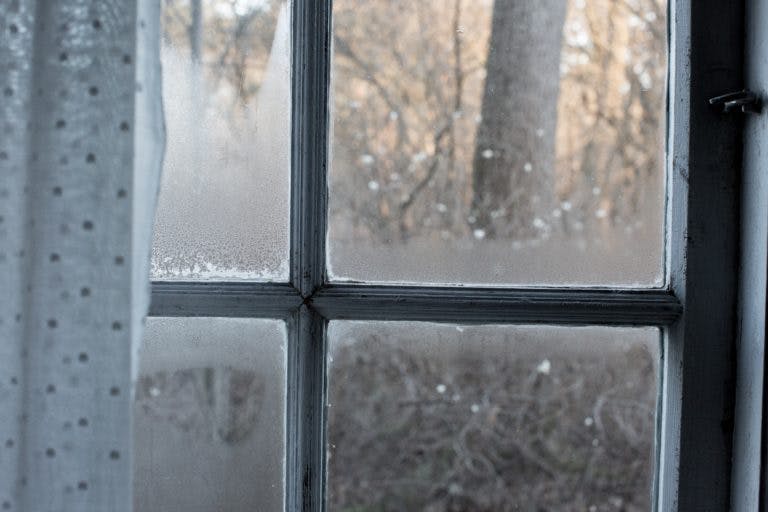 close up of a window