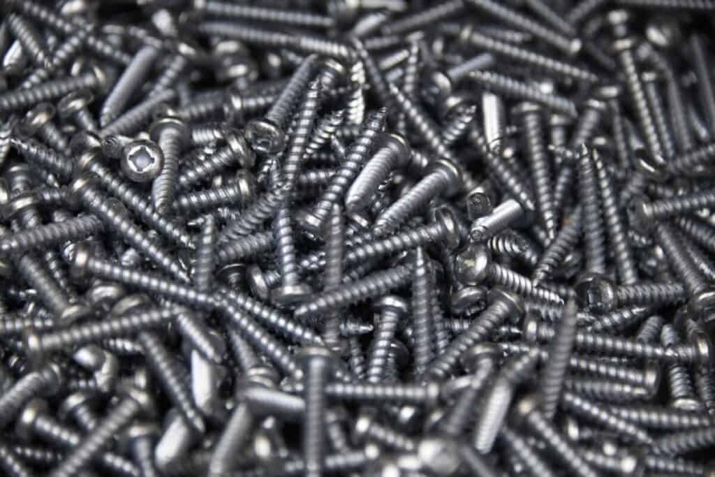 assortment of screws