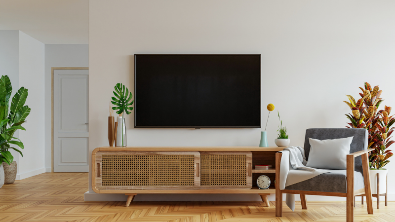 wall mounted smart tv