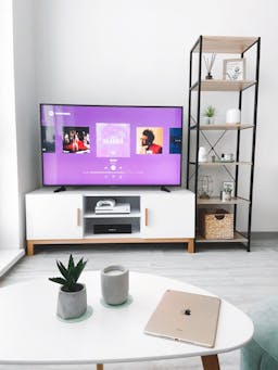 Smart TV in a living room