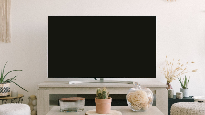 smart tv living room