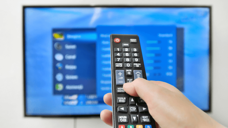 smart tv with remote
