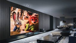 Zootopia being projected