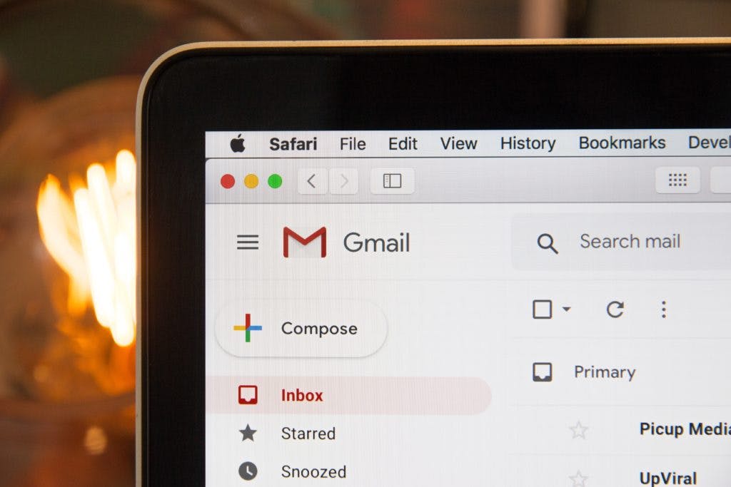 Gmail on Safari browser