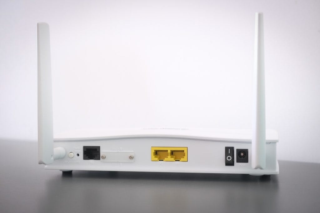 White router on table