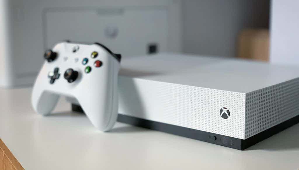 White Xbox One console and controller