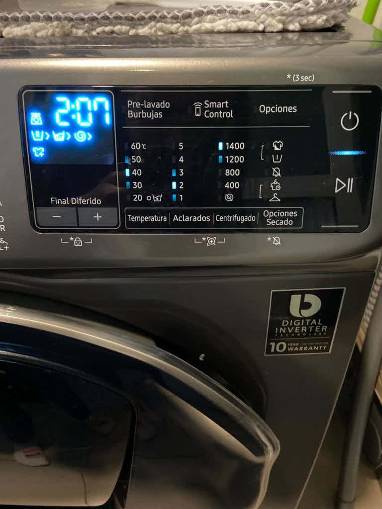 Samsung dryer panel to turn off the sound.