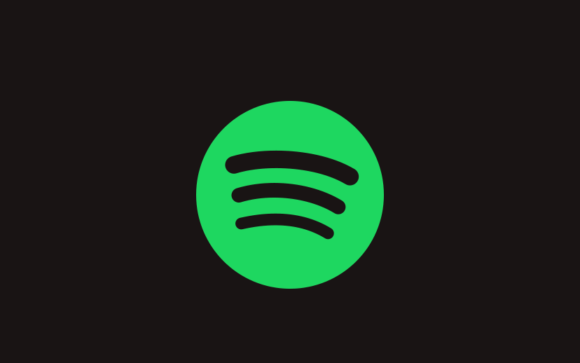 Spotify logo from an iPhone
