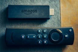 Amazon fire stick TV and remote