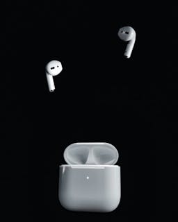 AirPods and case