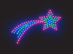 LED shooting star