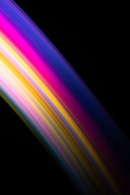 Colored light spectrum