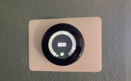 Nest in Eco Mode on Wall