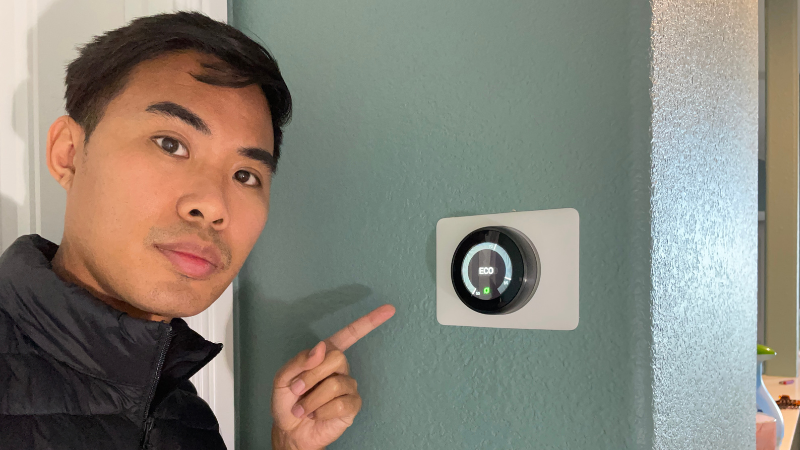 Benny with Nest Thermostat