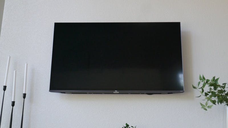 blank tv screen