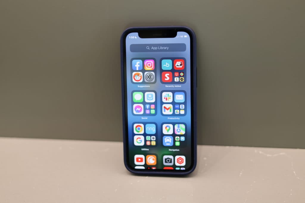 iphone with apps