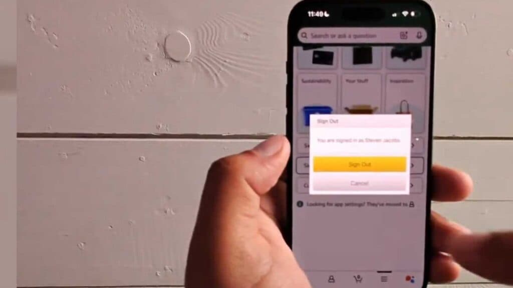 _How to Log Out of Amazon on iPhone (1)
