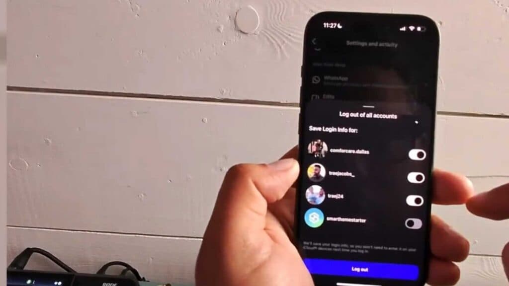 Hoaw to Log Out of Instagram on iPhone