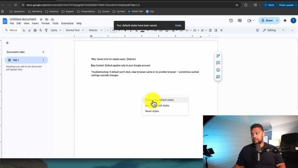 How to Change Your Default Font and Styles in Google Docs