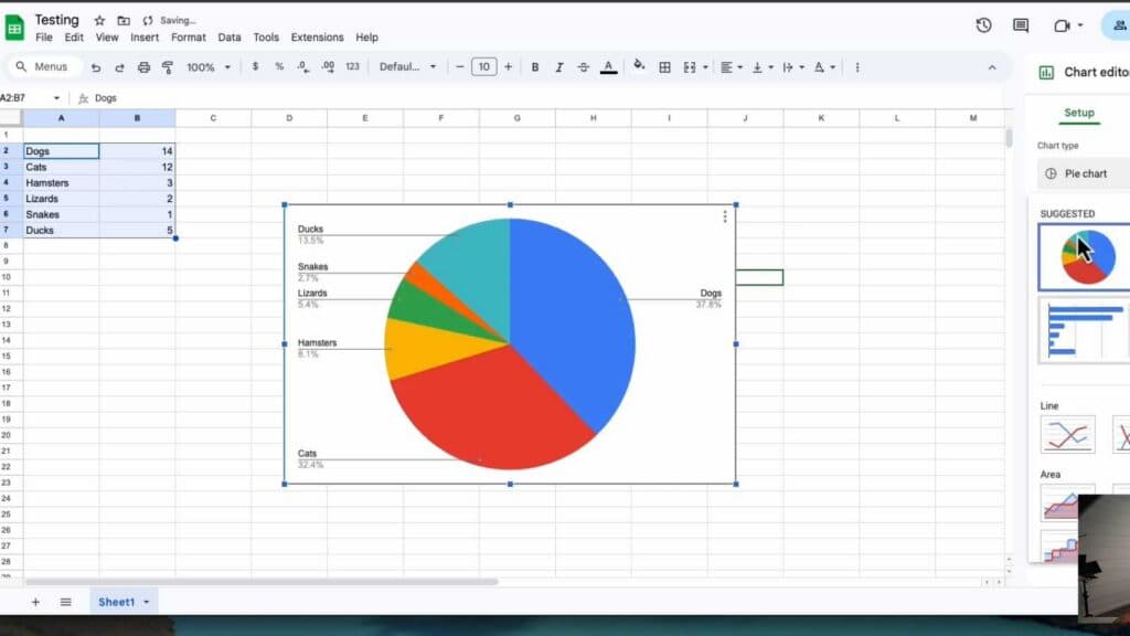 How to Insert a Chart From Google Sheets Into Google Docs