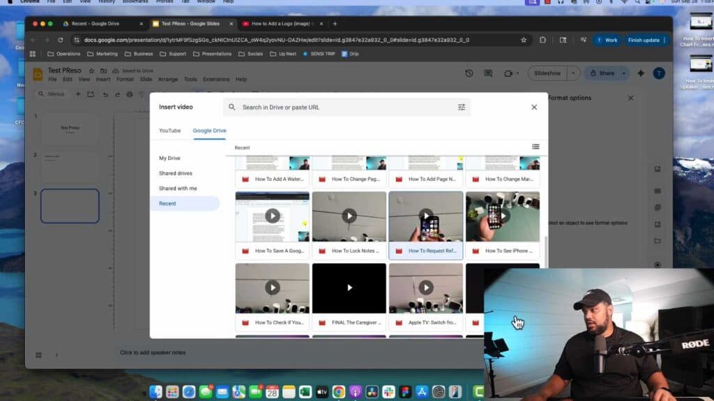 How to Insert a Video In Google Slides